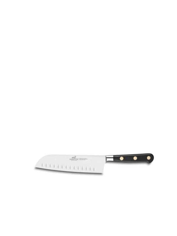 Lion Sabatier Santoku knife Ideal 18 cm Staal/zwart