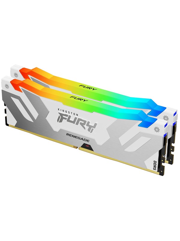 Kingston FURY Renegade RGB DDR5-6400 - 32GB - CL32 - Dual Channel (2 pcs) - Intel XMP - Wit met RGB