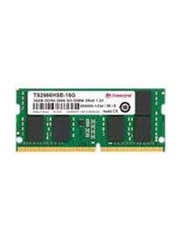Transcend JetRAM - DDR4 - module - 4 GB - SO-DIMM 260-pin - 3200 MHz / PC4-25600 - unbufferedJetRAM - DDR4-module van 4 GB, SO-DIMM met 260 pinnen, een snelheid van 3200 MHz / PC4-25600 en ongebufferd