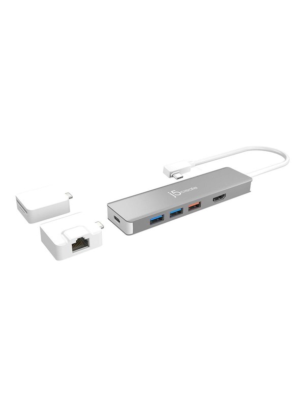 j5create JCD375-N USB-C Modulaire Multi-Adapter with 2 Kits