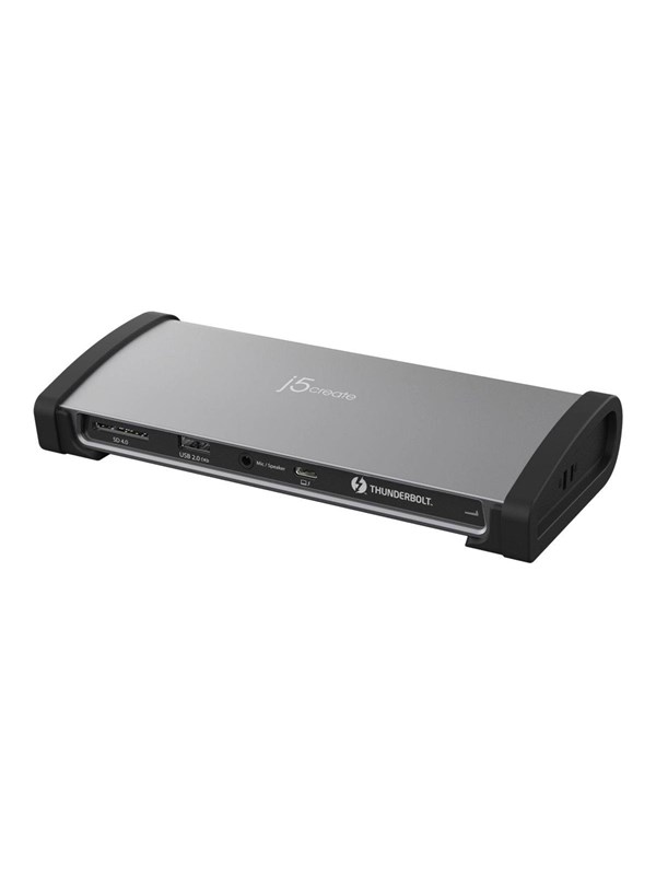 j5create JTD562 - Docking station - USB-C / Thunderbolt 3 / Thunderbolt 4 - 2 x Thunderbolt 4 - GigE