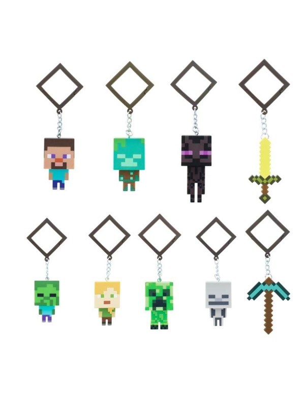 Paladone - Minecraft Backpack Buddies (Assorted) - Sleutelhanger