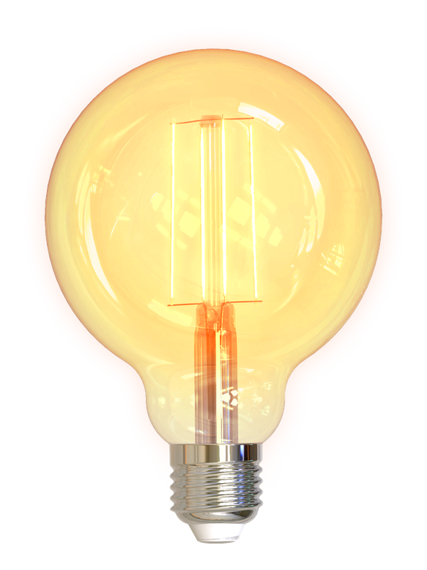 Deltaco SMART HOME LED filament lamp E27 WiFI 2.4GHz 5.5W 470lm dimmable 220-240V white