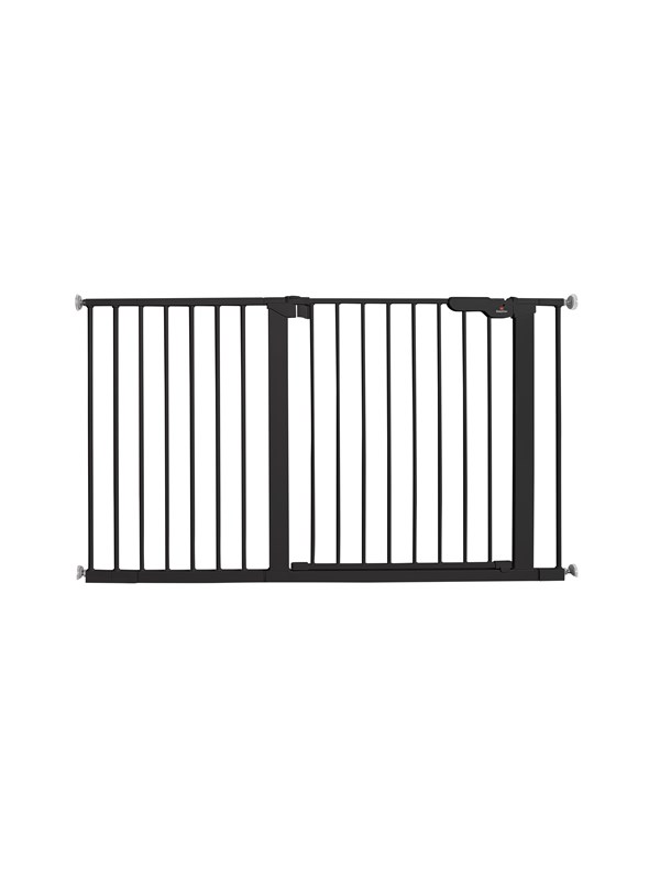 BabyDan Premier Safety Gate Extra Wide Black 126-132.2 cm