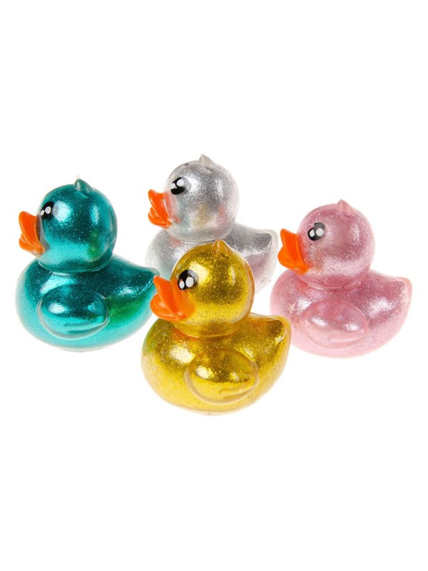 Duckiez Squeeze Glitter Eends - 1 stuk