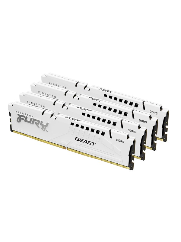 Kingston FURY Beast DDR5-6000 - 64GB - CL40 - Quad Channel (4 pcs) - Intel XMP - Wit