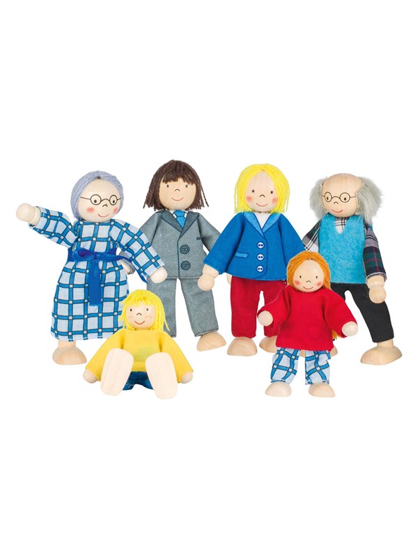 GOKI Buigpopje - Stadsgezin - H9-11Cm - Set Van 6 - 3 Jaar