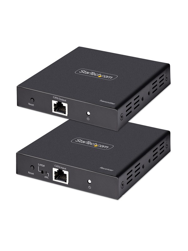 StarTech.com 4K70IC-EXTEND-HDMI 4K HDMI Extender Over CAT5/CAT6 Cable 4K 60Hz HDR Video Extender Up to 230ft (70m)