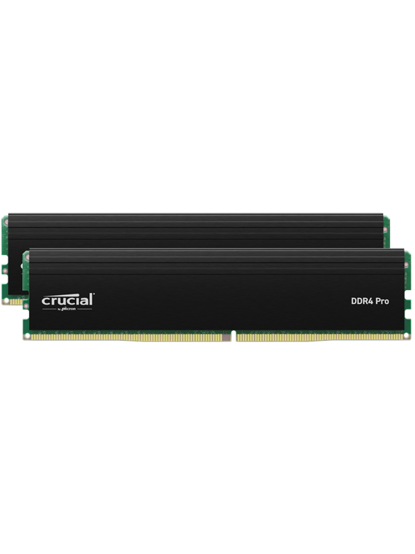 Crucial PRO DDR4-3200 - 32GB - CL22 - Dual Channel (2 pcs) - Intel XMP - Zwart