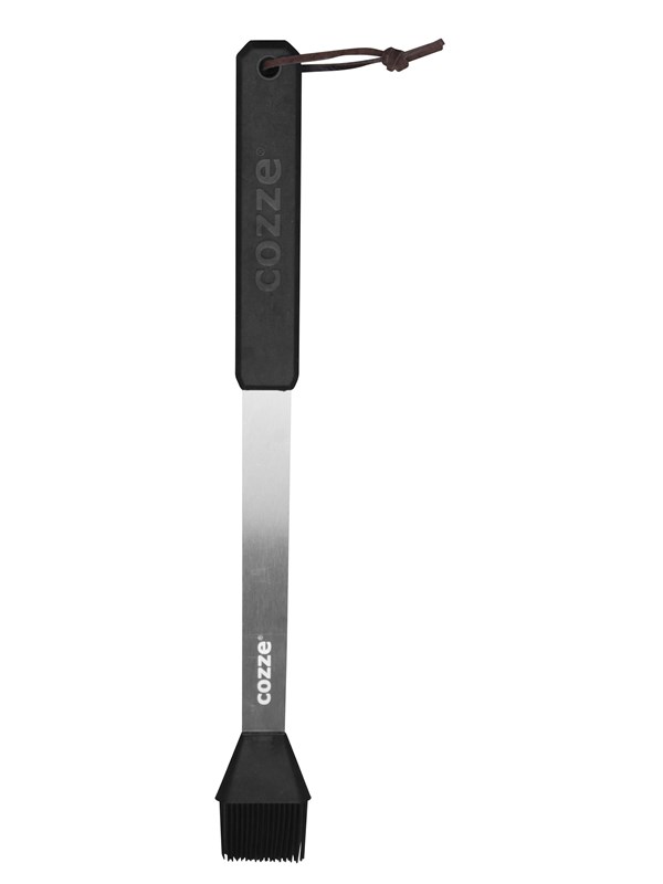 Cozze® Grillborstel 4x42 cm met PP-handvat - Roestvrij staal