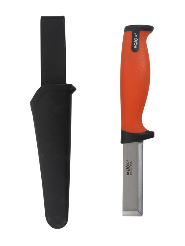 Boxer Chisel Knife with Sheath