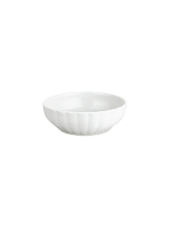 Pillivuyt Bowl wide fluted 40 cl Serie Originale 14 cm White