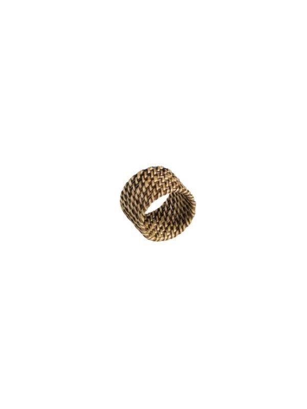 Pillivuyt Napkin ring 4.5 x 3.5 cm Light/Dark brown Nito wicker