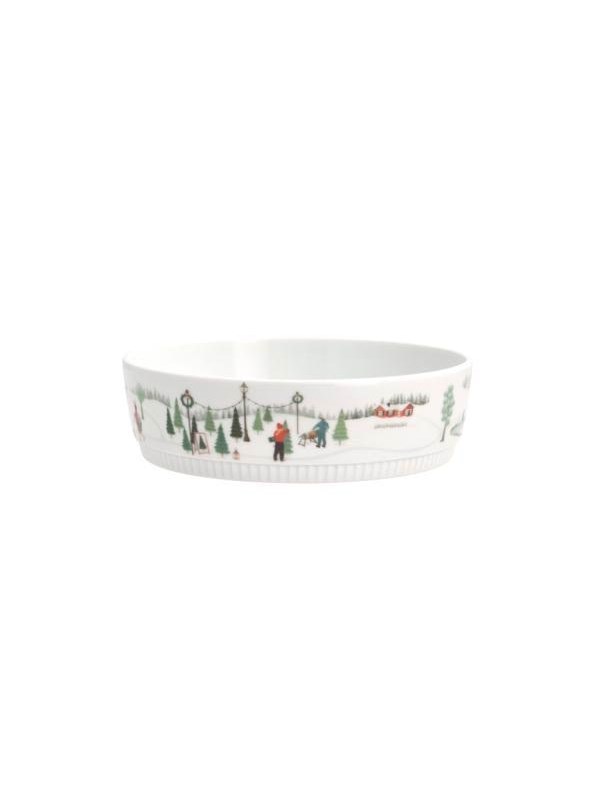 Pillivuyt Bowl shallow no. 4 Winter 1.2 litres 20 cm White Ovenproof porcelain