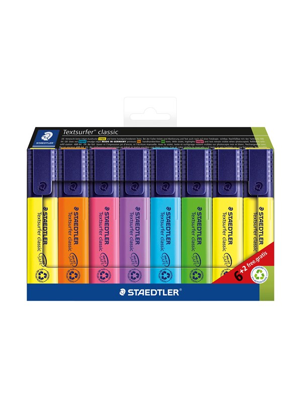 Staedtler Highlighter Textsurfer promo 6+2