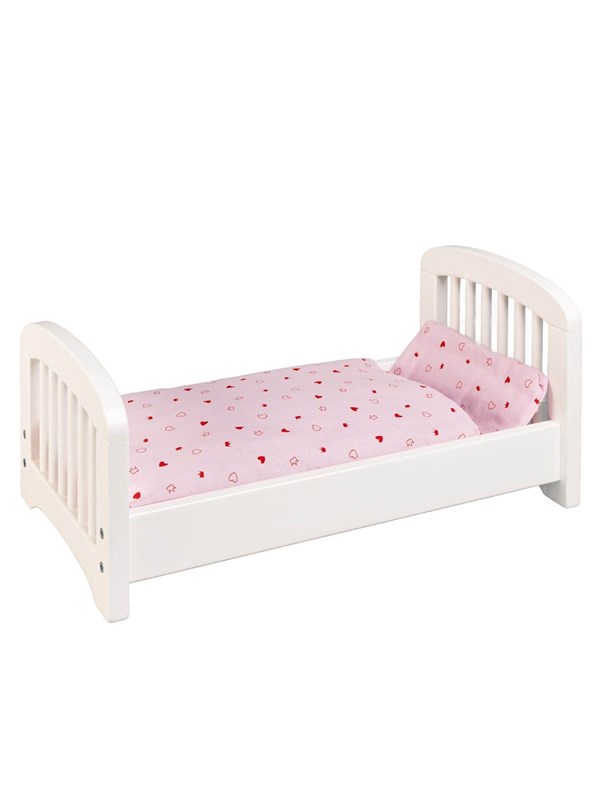 GOKI Poppenbed - Beddengoed Niet Inbegrepen - 54X29X25Cm - Wit - 3 Jaar