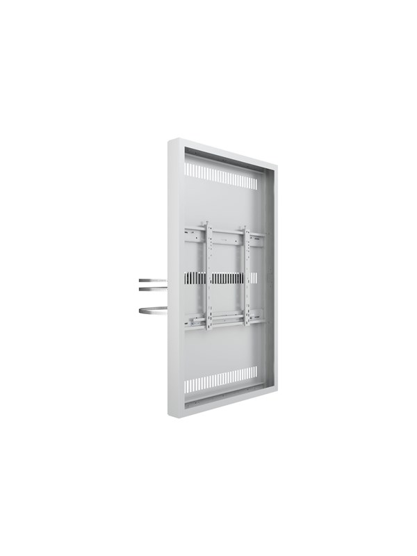 Multibrackets M Pro Series enclosure - for digital signage panel - medium - white - Max 30 kg - recommended for 55"