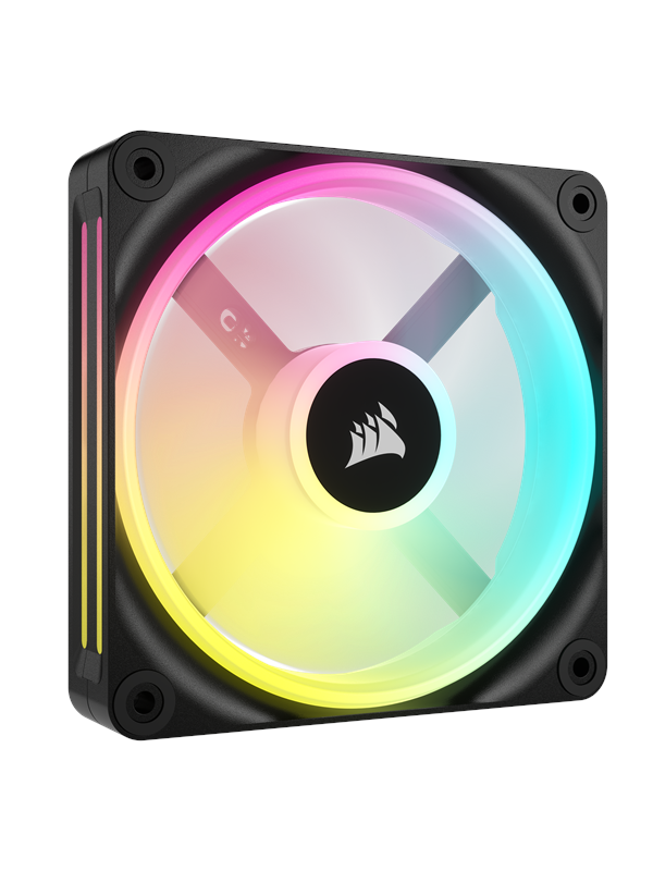 Corsair iCUE LINK QX120 RGB Expansion Fan - Black - Case ventilator - 120mm - Zwart met RGB-licht - 37 dBA
