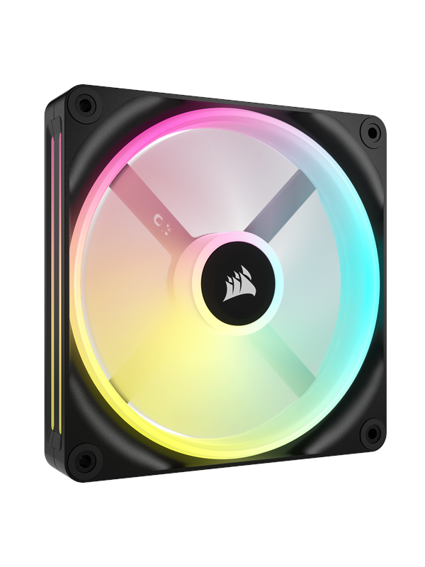 Corsair iCUE LINK QX140 RGB Expansion Fan - Black - Case ventilator - 140mm - Zwart met RGB-licht - 37 dBA
