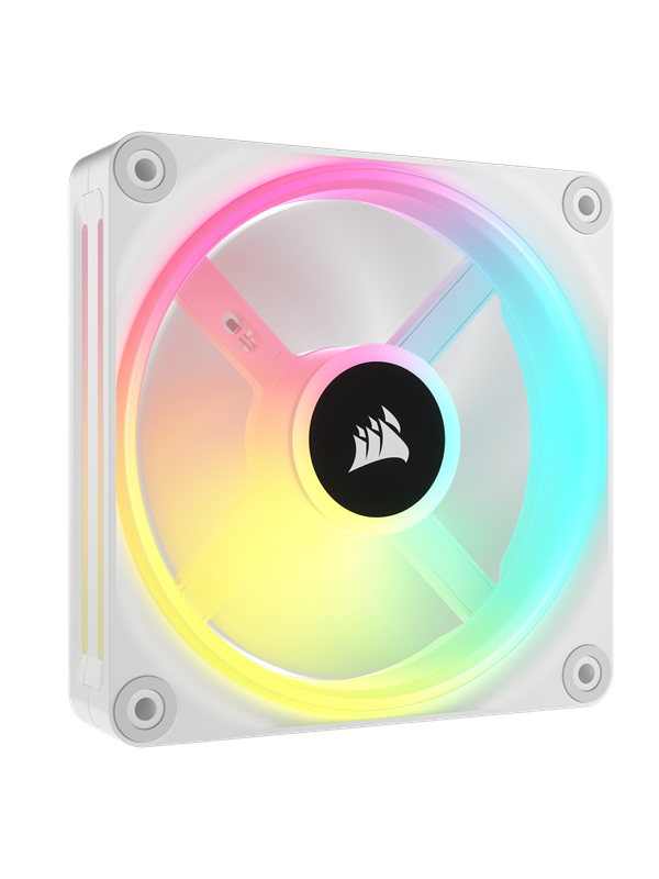 Corsair iCUE LINK QX120 RGB Expansion Fan - White - Case ventilator - 120mm - Wit met RGB-licht - 37 dBA