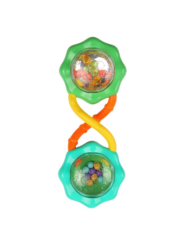 Baby rammelaar rattle & shake groen - Bright Starts - vanaf 3 maanden