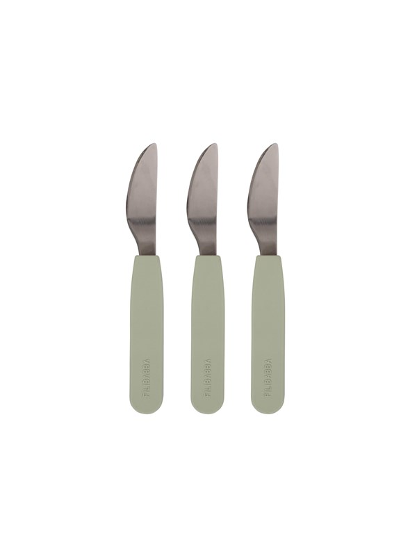 Filibabba Silicone knife 3-pack - Green