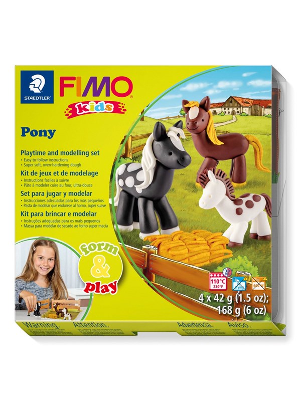 Staedtler Set Mod. clay FIMO kids F&P Pony