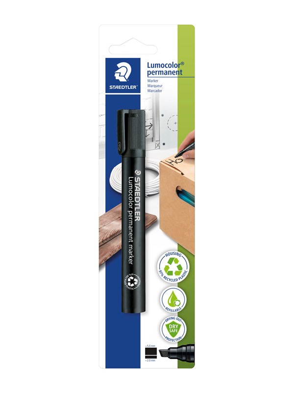 Staedtler Marker Lumocolor permanent Black bc