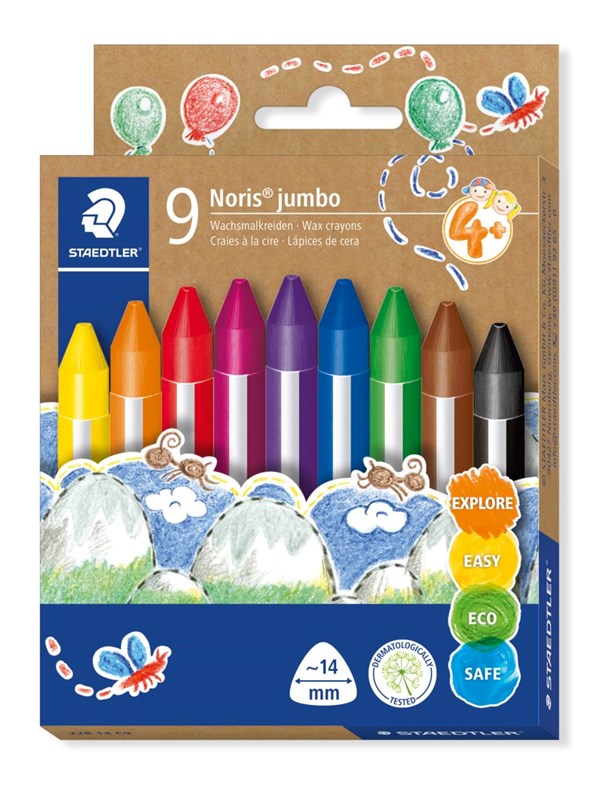 Staedtler Wax crayon Noris jumbo 9x14mm