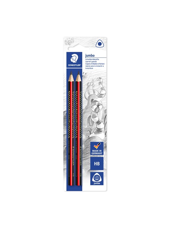 Staedtler Pencil jumbo HB 2pcs bc  FSC 100%