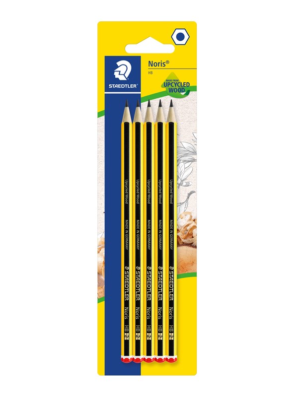 Staedtler Pencil Noris HB x5 bc 100% PEFC