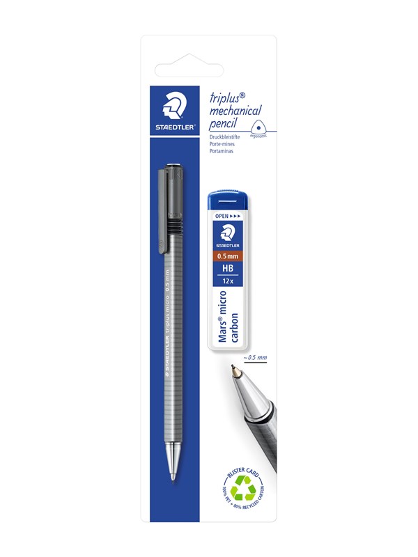 Staedtler Mechanical pencil trip. 05+leads bc