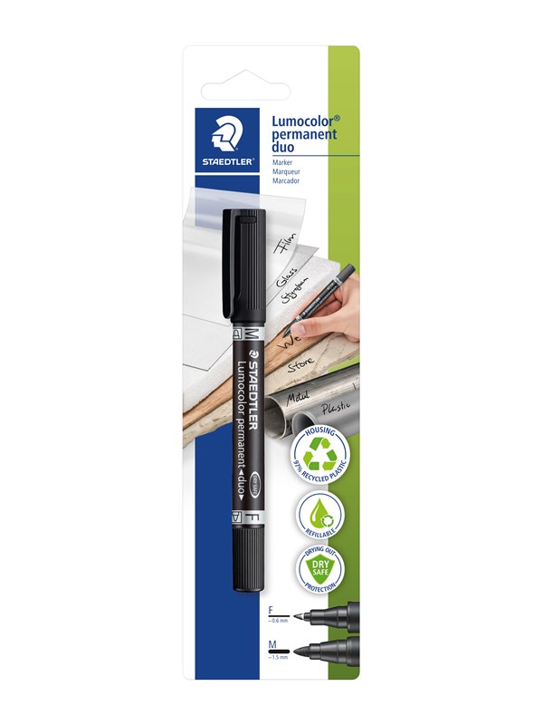 Staedtler Marker duo Lumocolor blister