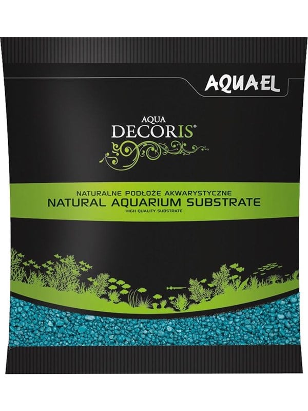 AQUAEL Aqua Decoris Substraat voor Aquaria Turquoise 1kg