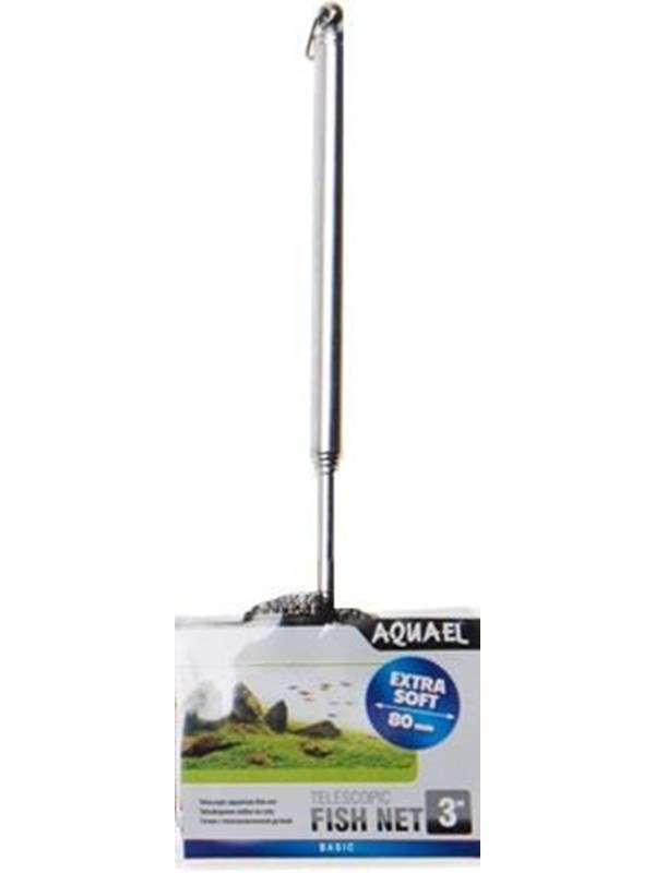 AQUAEL Fish net Telescopic 8x6cm