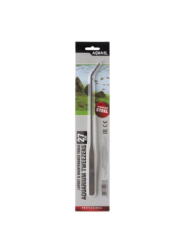AQUAEL Gebogen Aquascaping Pincet 27cm