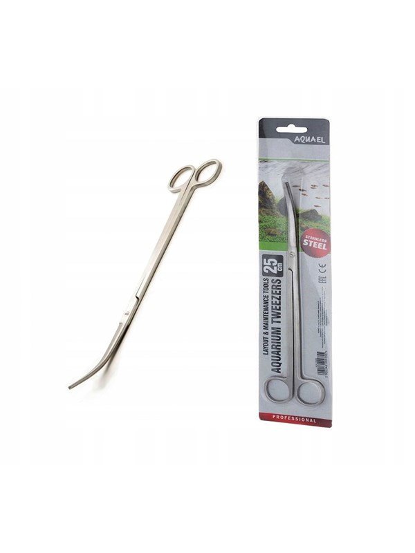 AQUAEL Gebogen Aquascaping Schaar 25cm