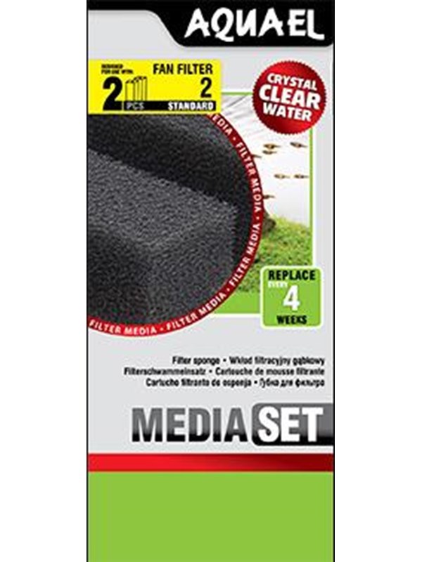 AQUAEL Filter Cartridge Fan 2+ (2-Pack)
