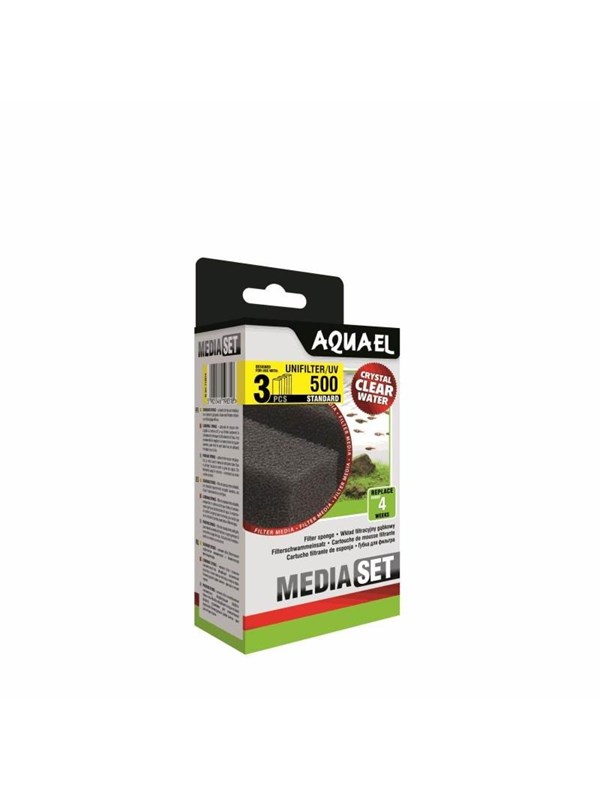 Aquael Spons Unifilter 750/1000 - Set van 3 stuks