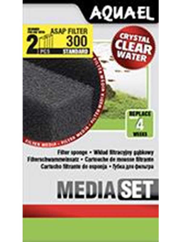 AQUAEL ASAP 300 Replacement Filter Sponge (2-Pack)