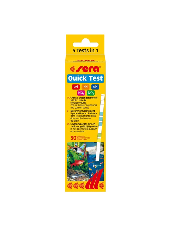 Sera Quick testset 50 stuks - Watertest - Water test strips