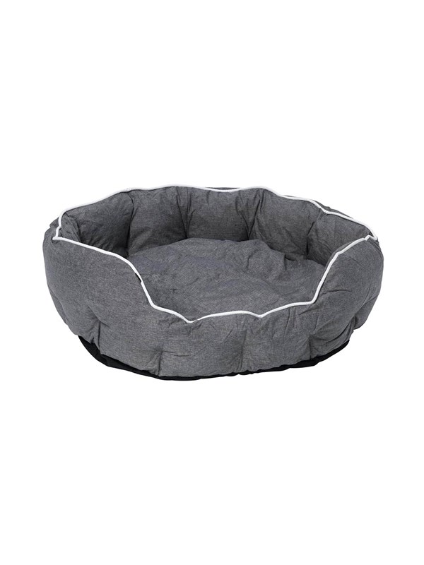 Dogman Bed Buddy Oval Grey S 50x40x20cm