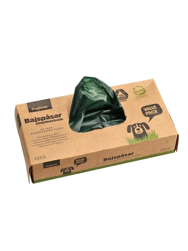 Dogman Poepzakjes 100% gerecycled (200-pack)