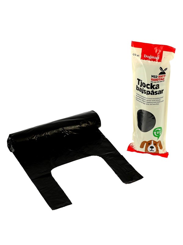 Dogman Poepzakjes met handvat (60-pack)