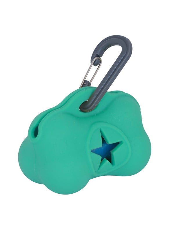 Dogman Silicone Soft Bag Holder Turquoise