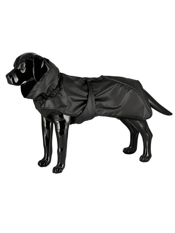 Dogman Dog Raincoat Aqua Black 35cm