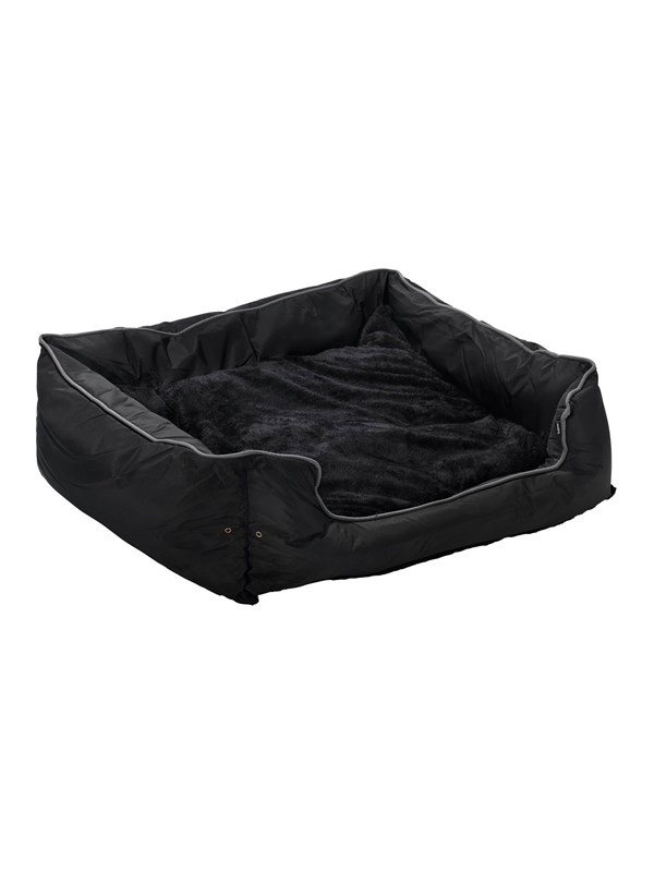 Dogman Bed Buddy Rectangular L Black 70x60x21cm