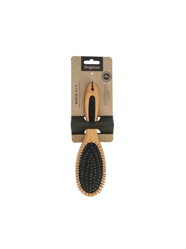 Dogman Brush 2-in-1 Bamboo M