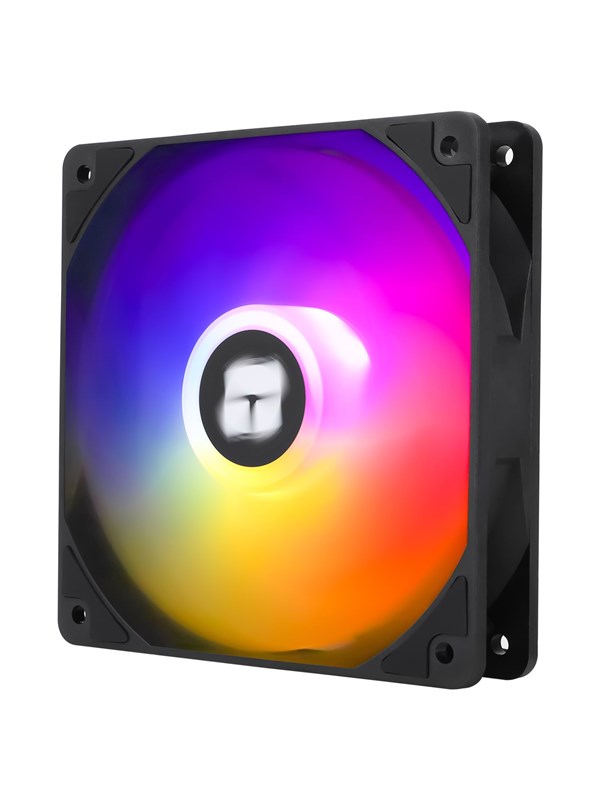 Thermalright TL-C12C-S ARGB - Black - Case ventilator - 120mm - Zwart met RGB-licht - 26 dBA