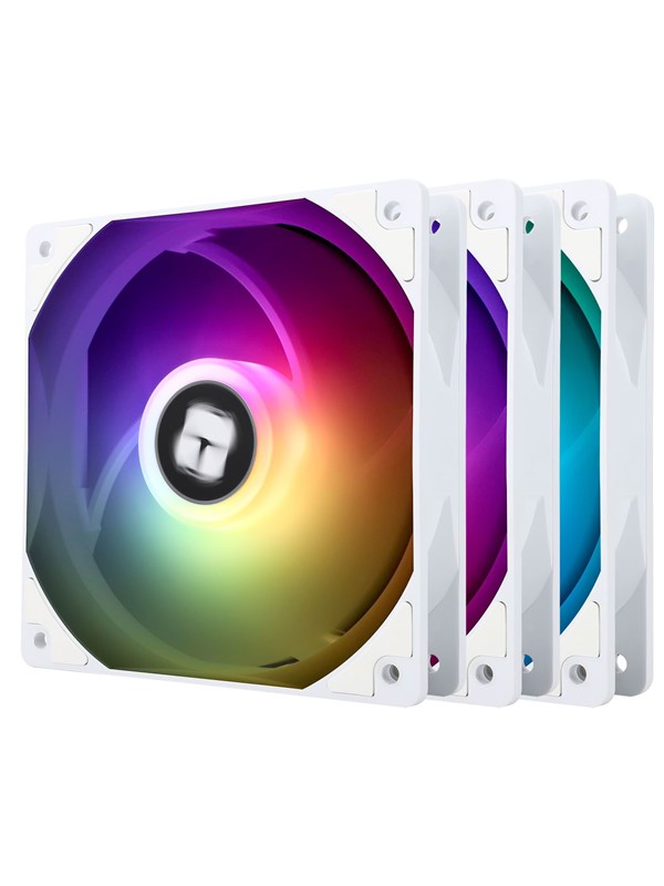 Thermalright TL-C12CW-S ARGB - White (3-pack) - Case ventilator - 120mm - Wit met RGB-licht - 26 dBA